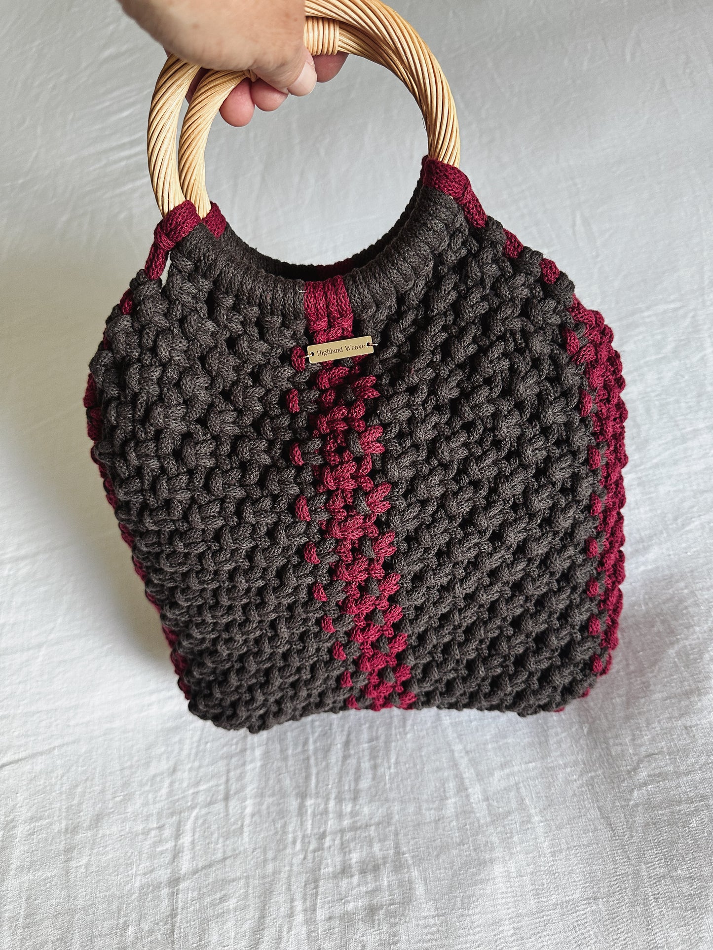 Cherry Wine basket Bag