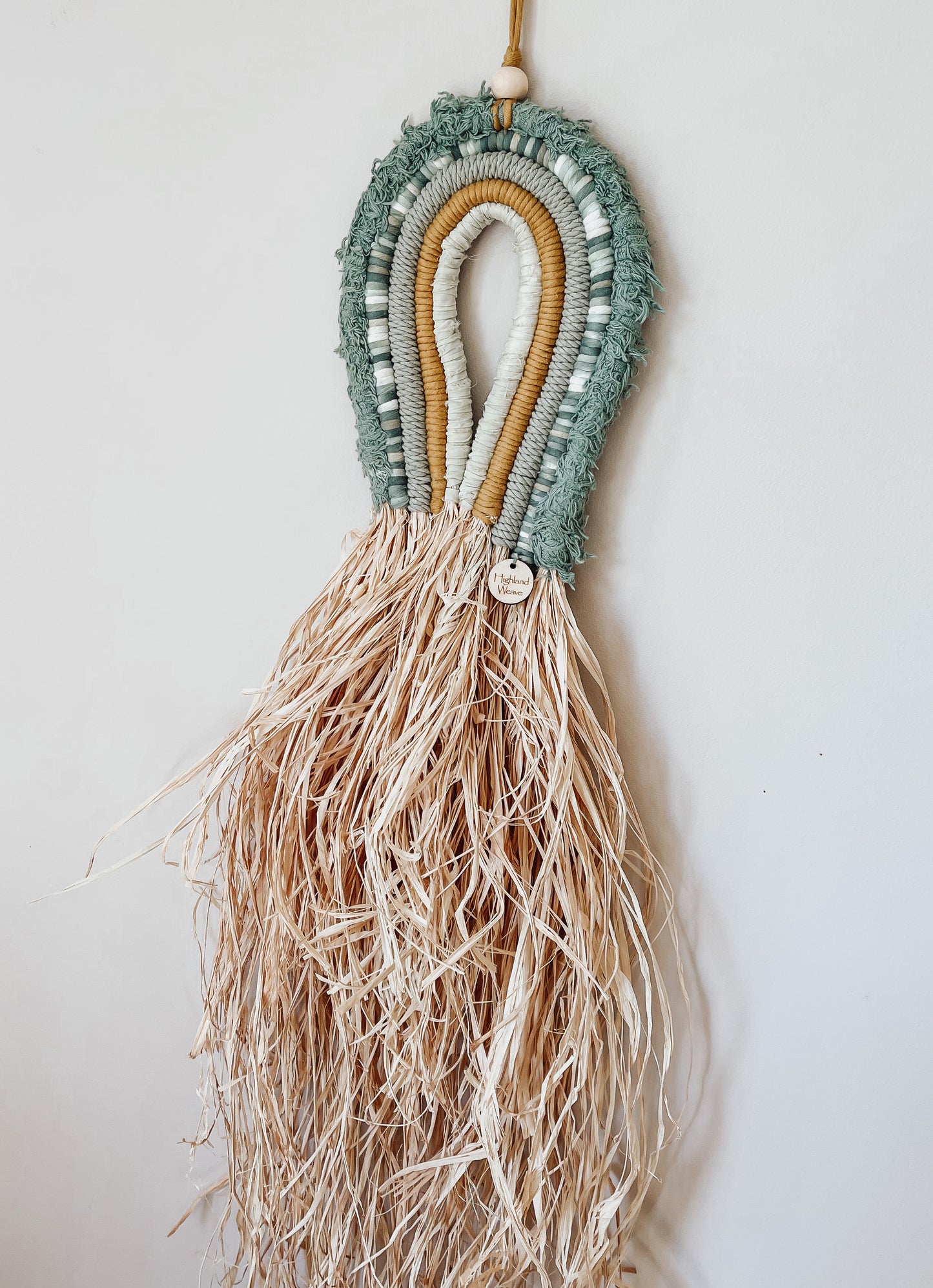 Raffia Rainbow - Green