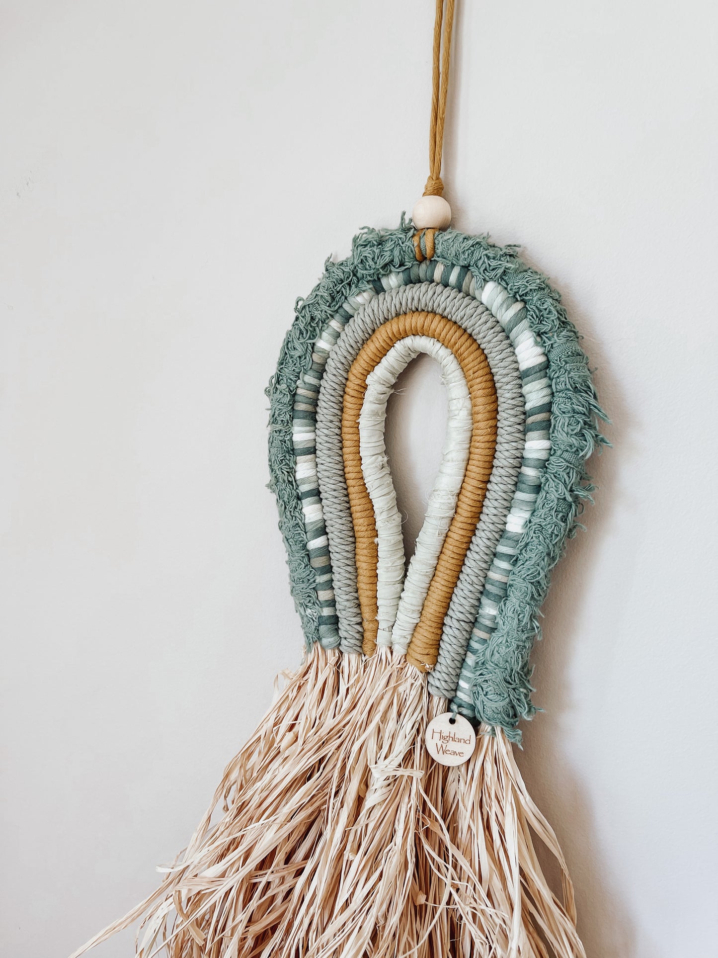 Raffia Rainbow - Green