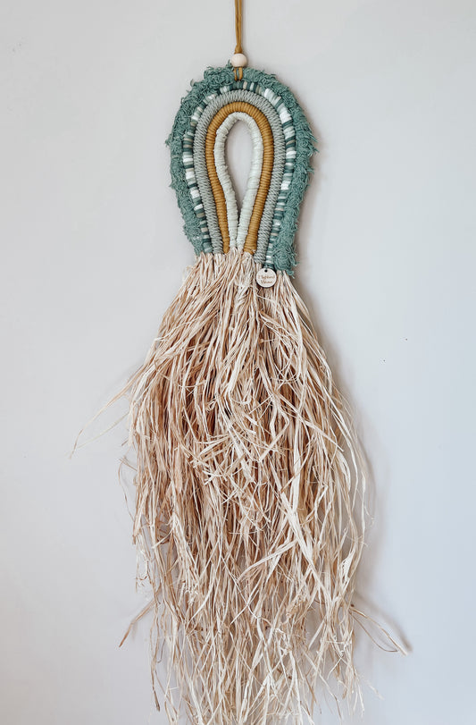 Raffia Rainbow - Green