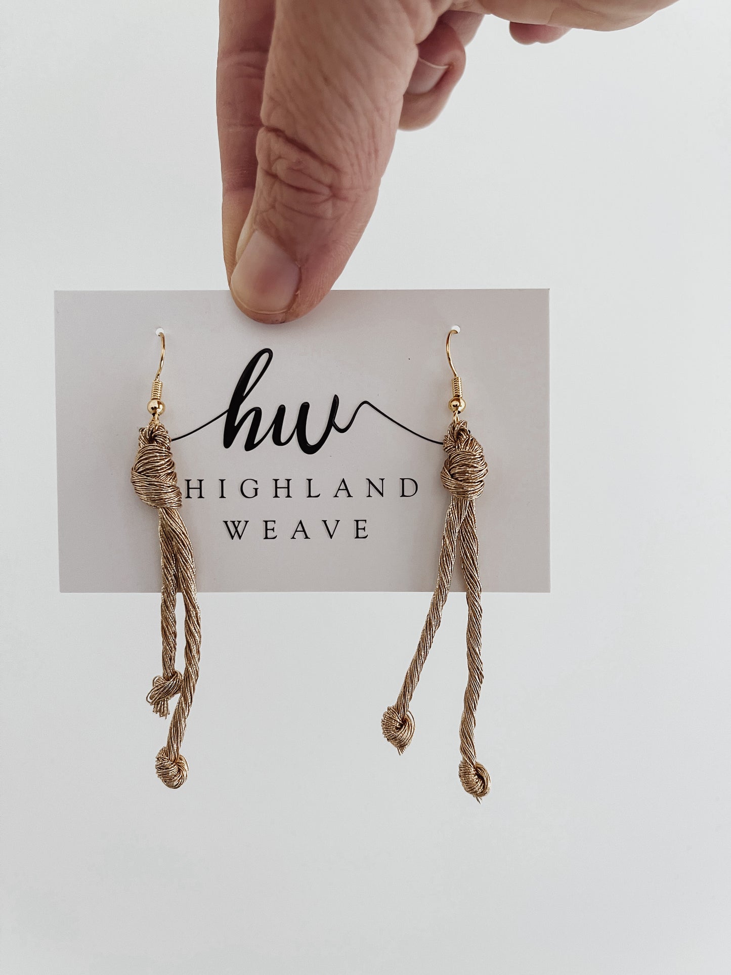 Gold Thread Dangles