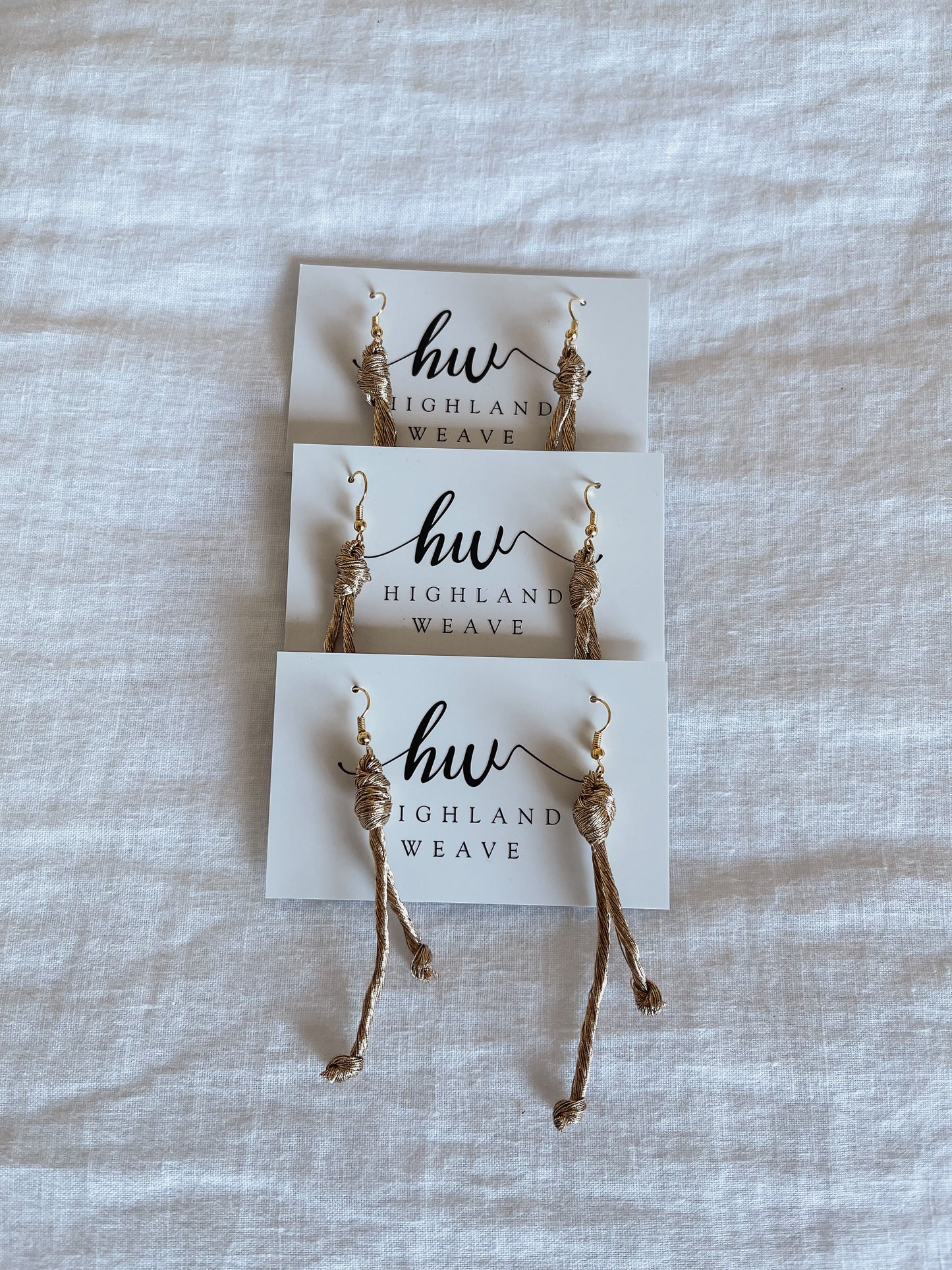 Gold Thread Dangles