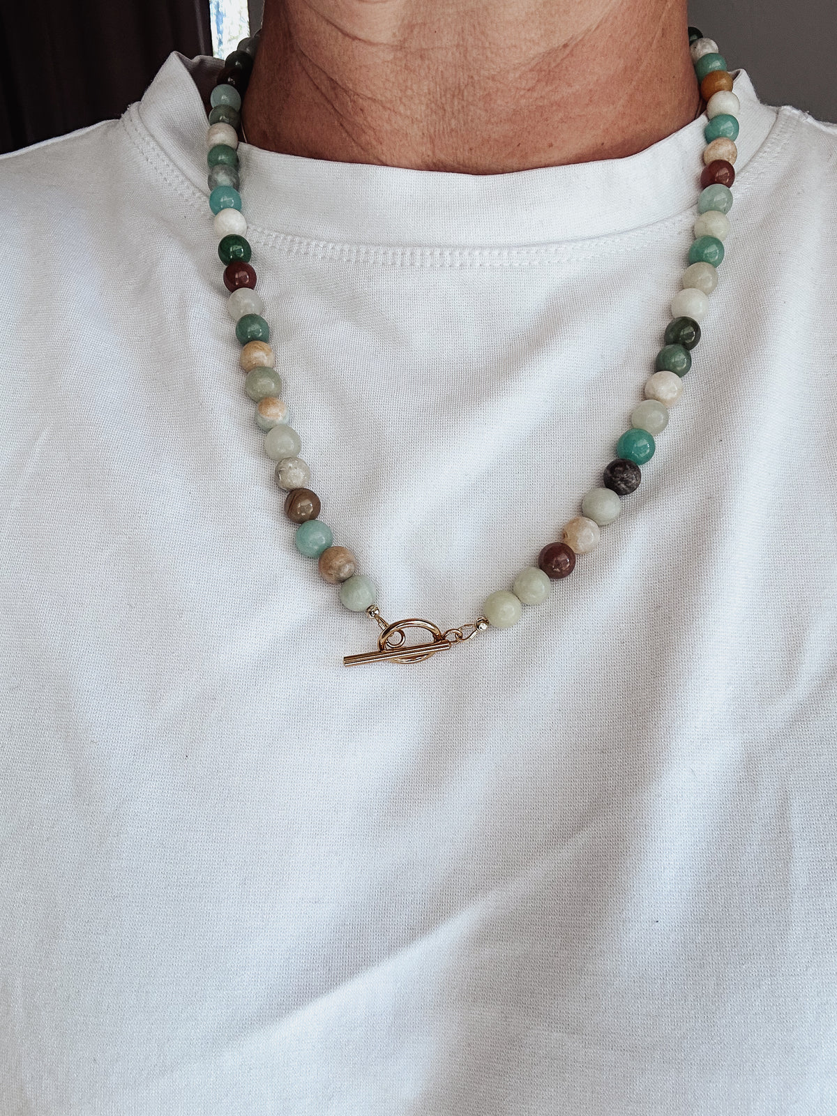 Mixed Amazonite Necklace and matching Bracelet
