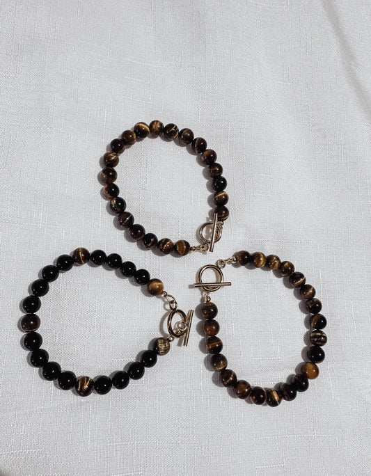Tigers Eye Gemstone Bracelet